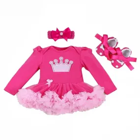 Newborn Infant Halloween Costumes Long Sleeve Baby Girl Birthday Party Dress Tutus Newborn Clothes