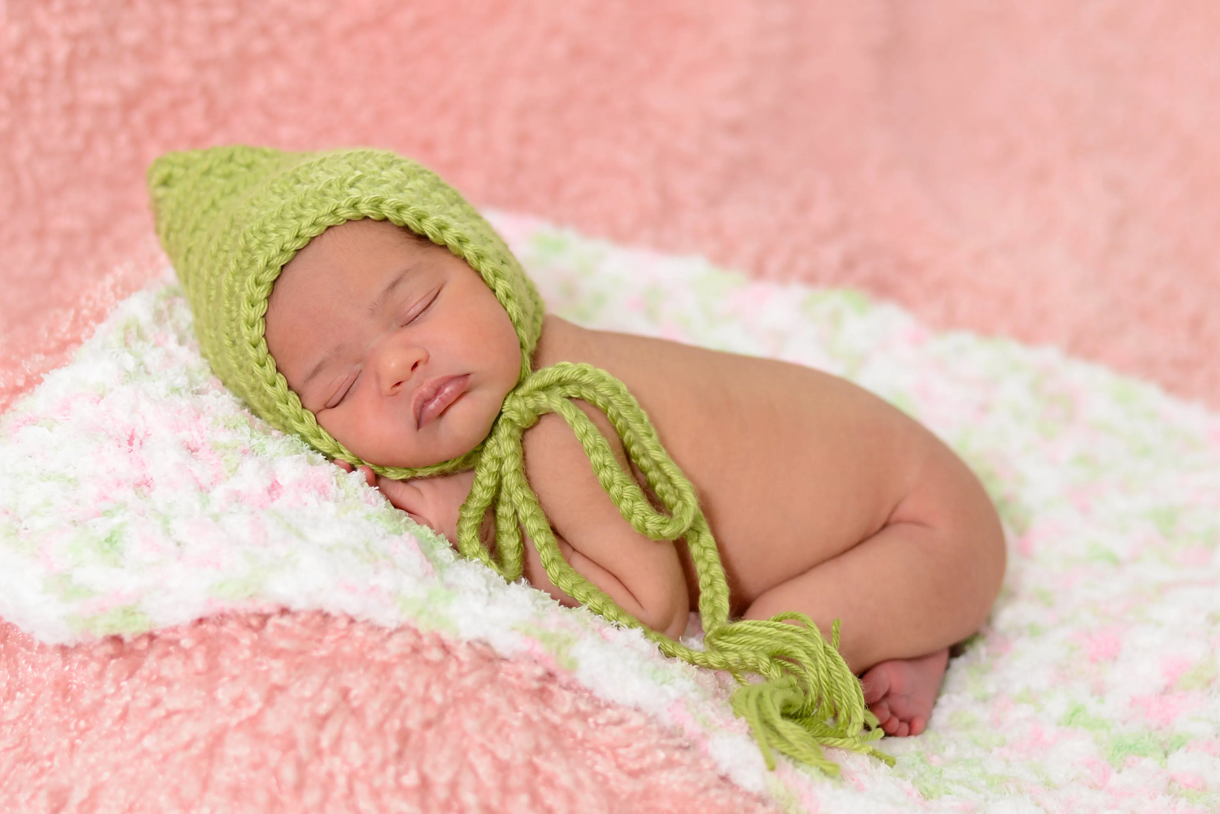 Pistachio pixie elf hat