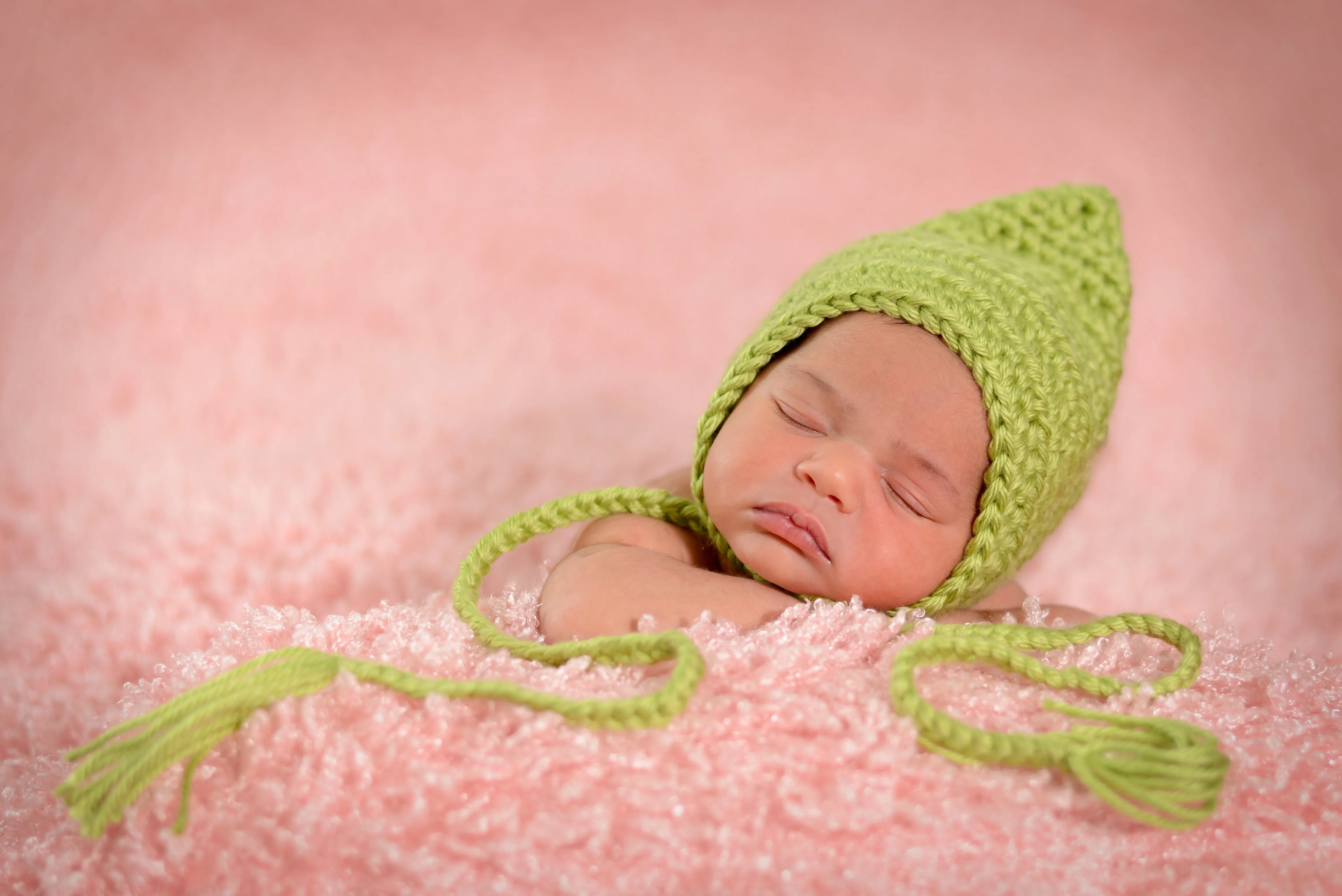 Pistachio pixie elf hat