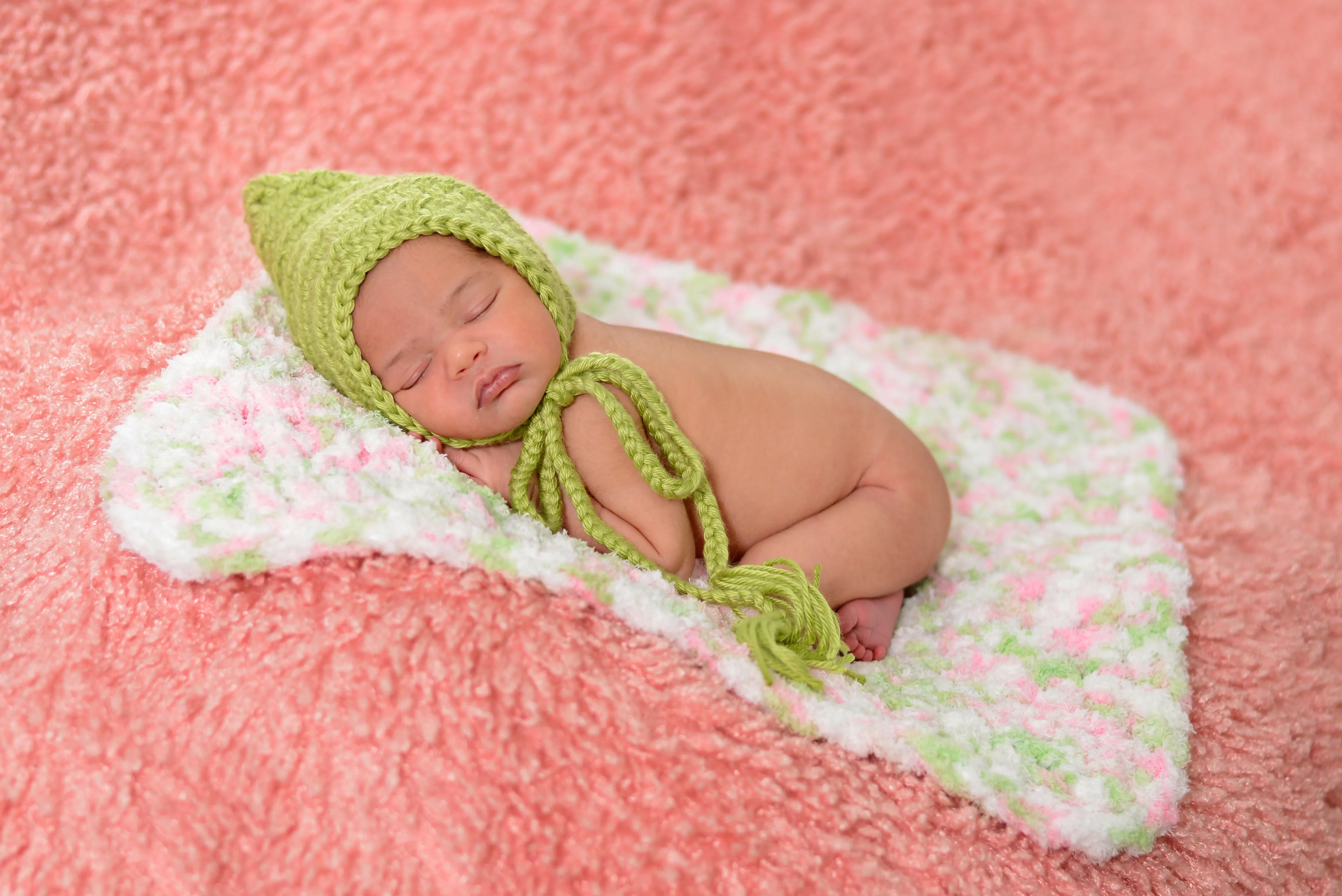 Pistachio pixie elf hat