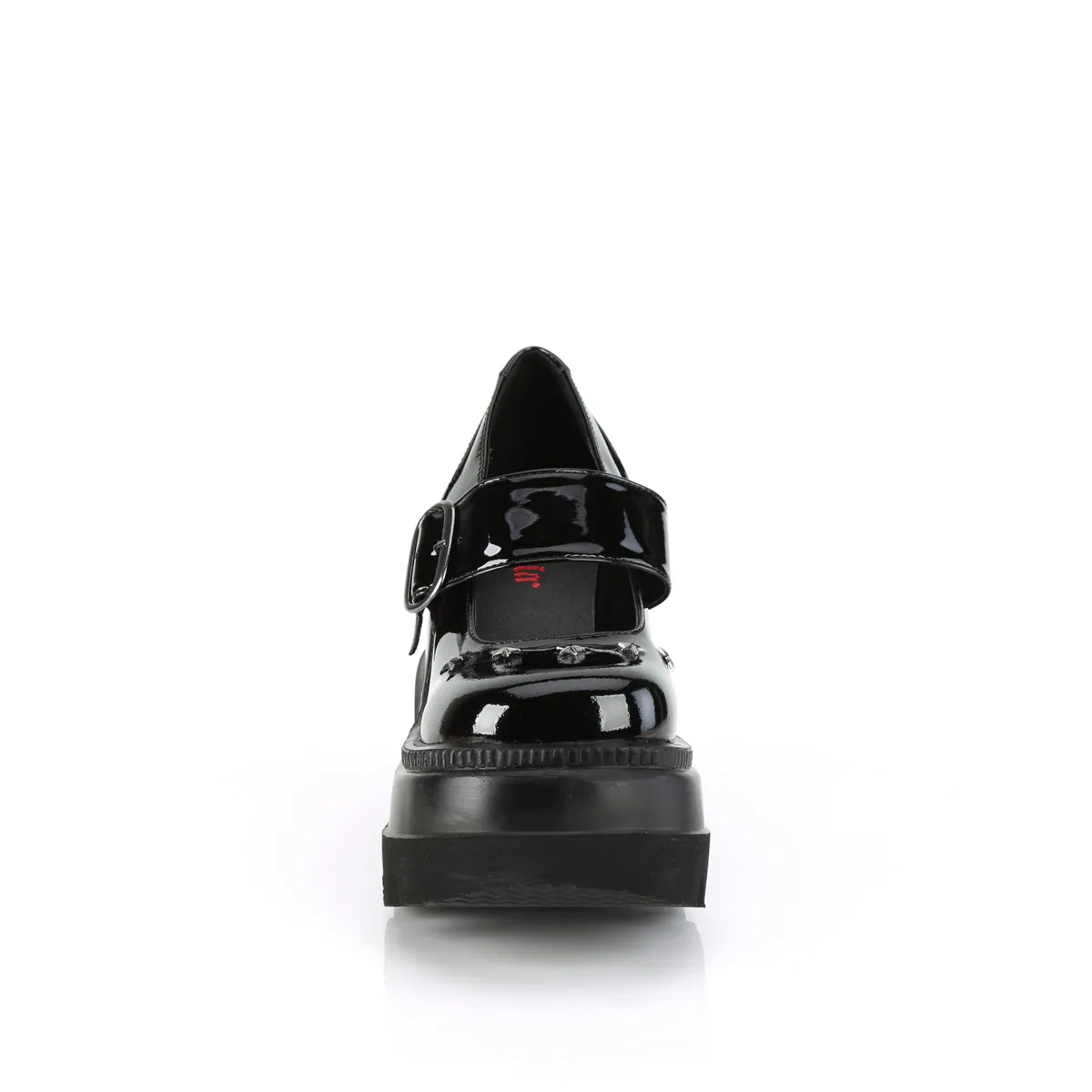 SHAKER-23 DemoniaCult Black Patent Sexy Women's Heels & Platform Shoes (Alternative Footwear)