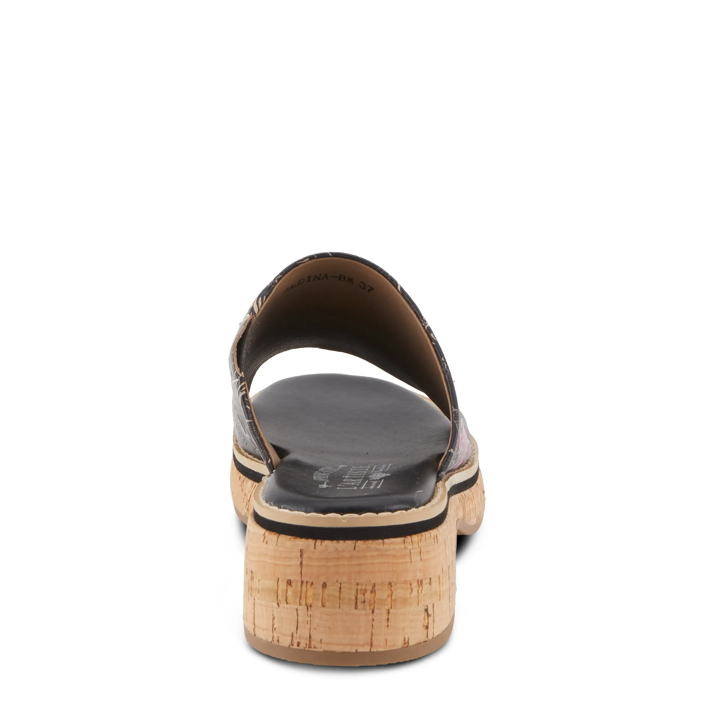 Spring Step Shoes L'Artiste Aldina Sandals Women's Hand Painted Leather Slides