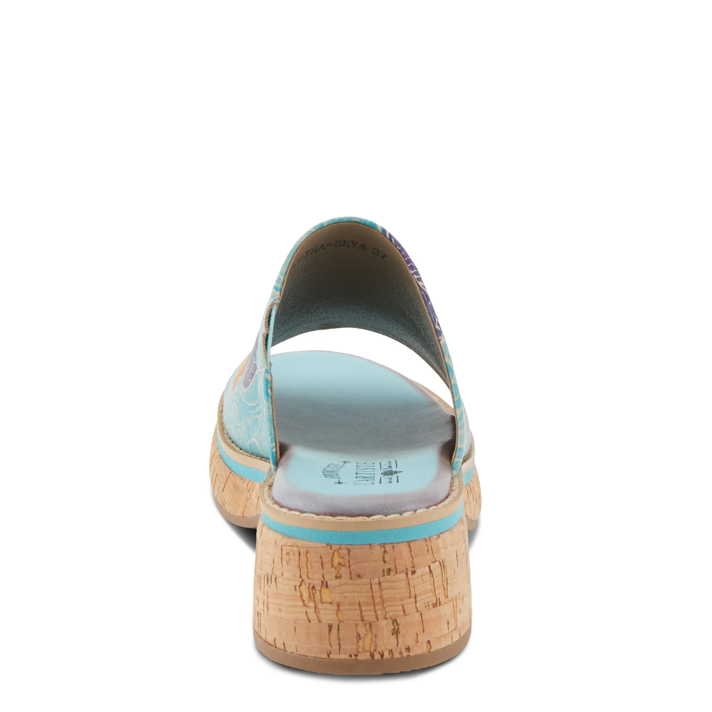 Spring Step Shoes L'Artiste Aldina Sandals Women's Hand Painted Leather Slides