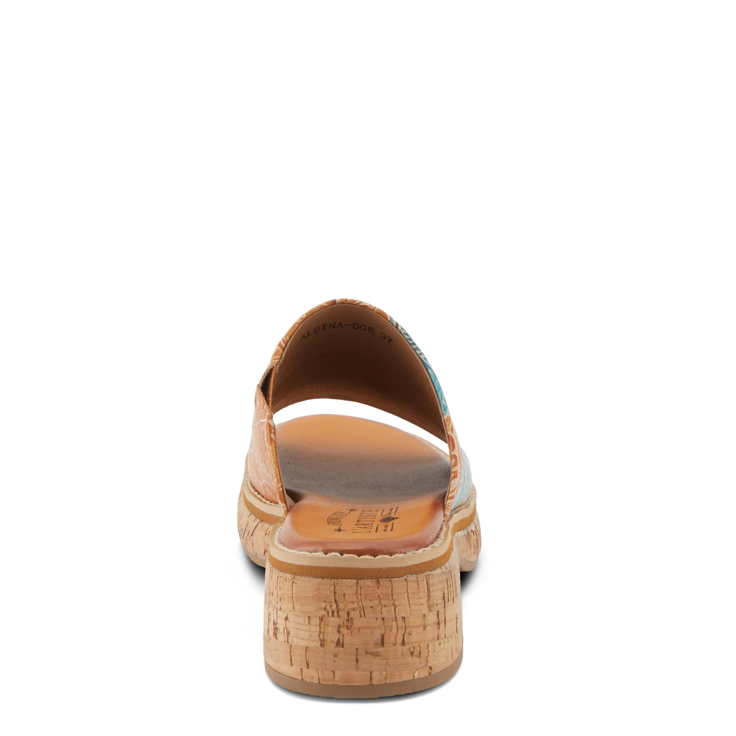 Spring Step Shoes L'Artiste Aldina Sandals Women's Hand Painted Leather Slides