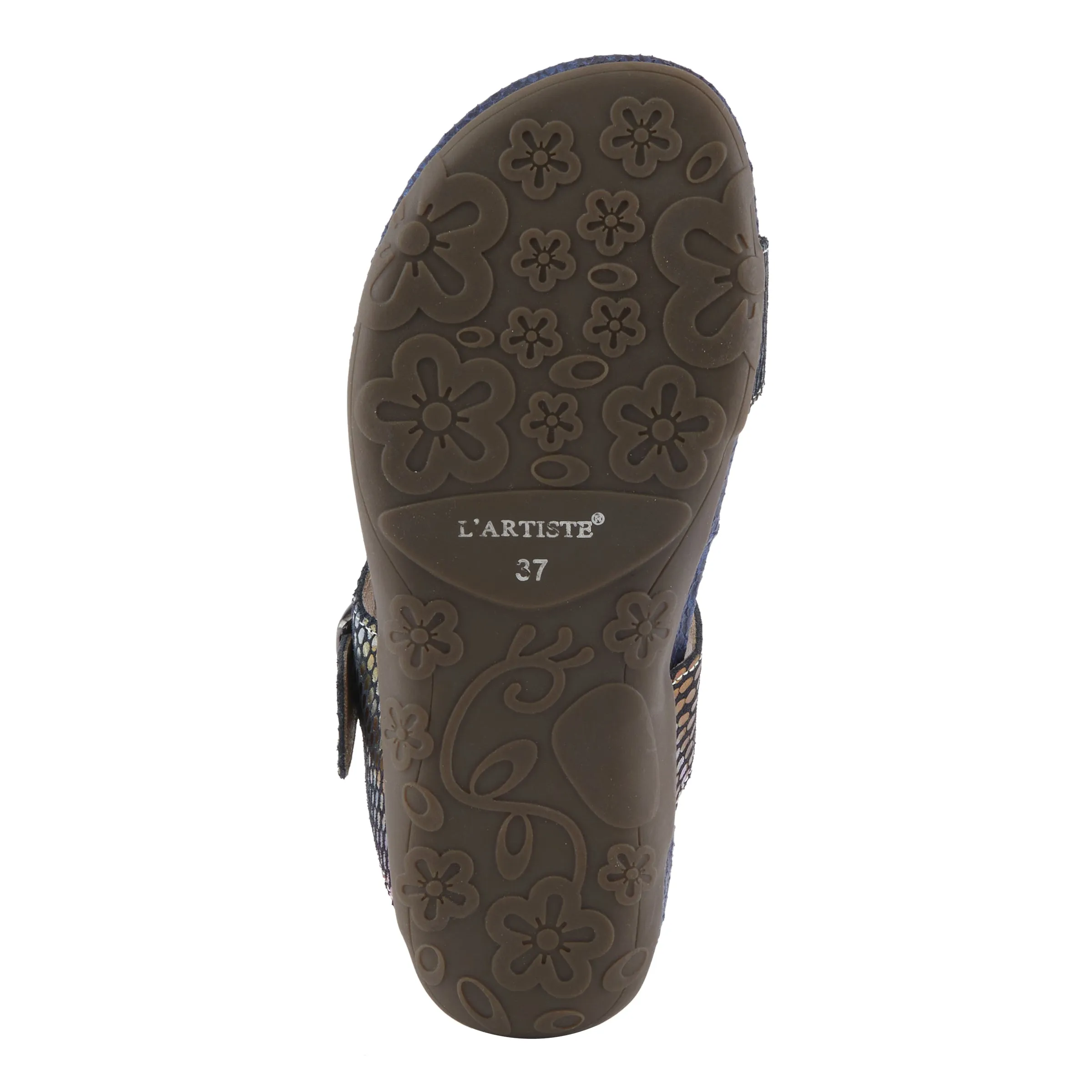 Spring Step Shoes  L'Artiste Kindness Slide Sandals Women's Leather Snake Skin