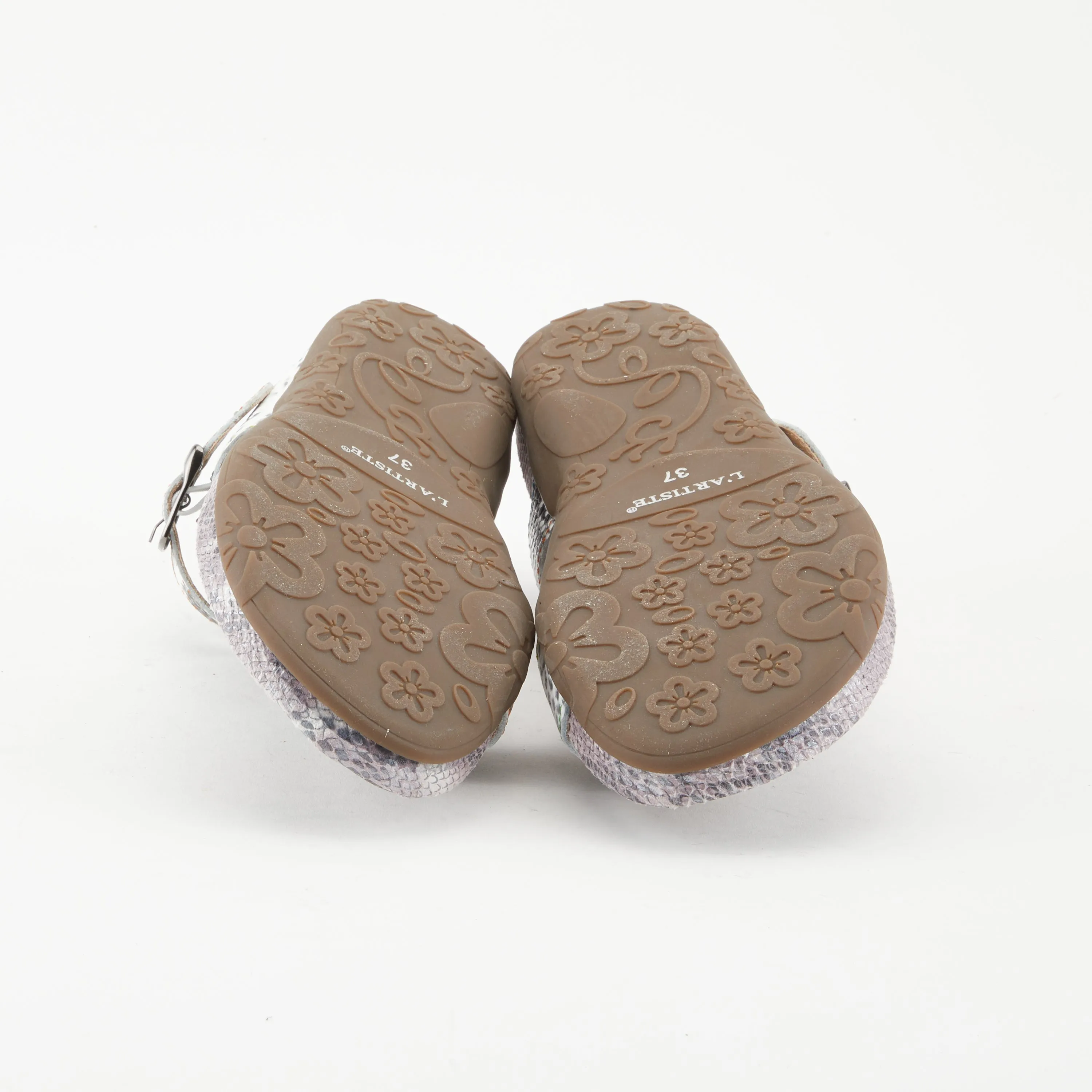 Spring Step Shoes  L'Artiste Kindness Slide Sandals Women's Leather Snake Skin