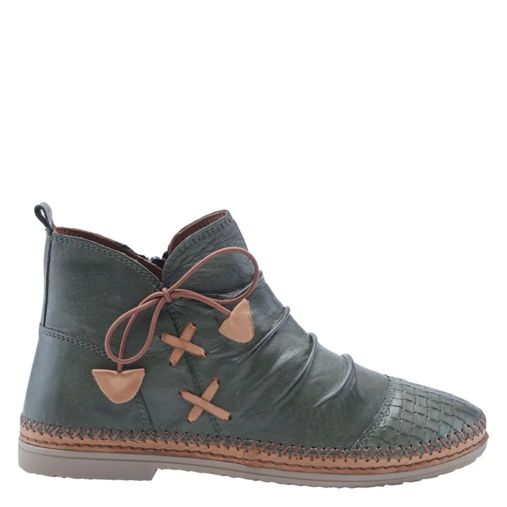 Spring Step Shoes Pomeroy Women's Soft Leather Ankle Boots