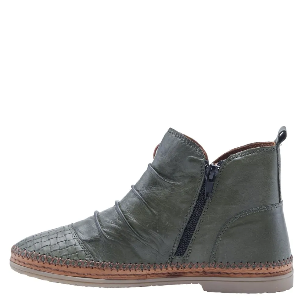 Spring Step Shoes Pomeroy Women's Soft Leather Ankle Boots