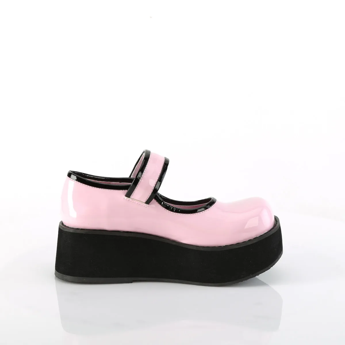 SPRITE-01 DemoniaCult Baby Pink Patent Sexy Women's Heels & Platform Shoes (Alternative Footwear)