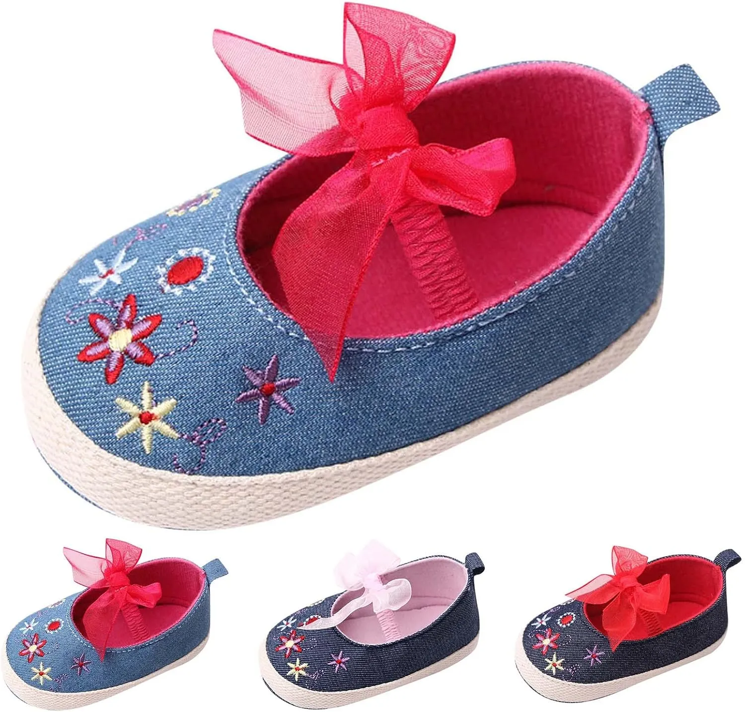 Summer Children Infant Walking Shoes Girls Sports Shoes Flat Bottom Non Slip Lightweight Slip On Baby Shoes 12 Months