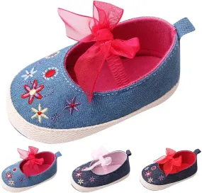 Summer Children Infant Walking Shoes Girls Sports Shoes Flat Bottom Non Slip Lightweight Slip On Baby Shoes 12 Months