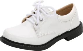 Toddler Baby Sneakers Fashion Autumn and Winter Boys Leather Shoes Boots Thick Student Dress Shoes Boy Solid Tied Shoes