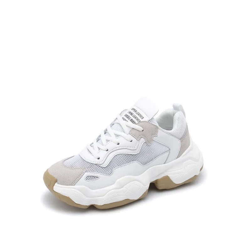 Trendy White Shoes Platform Shoes | Brodtica.com