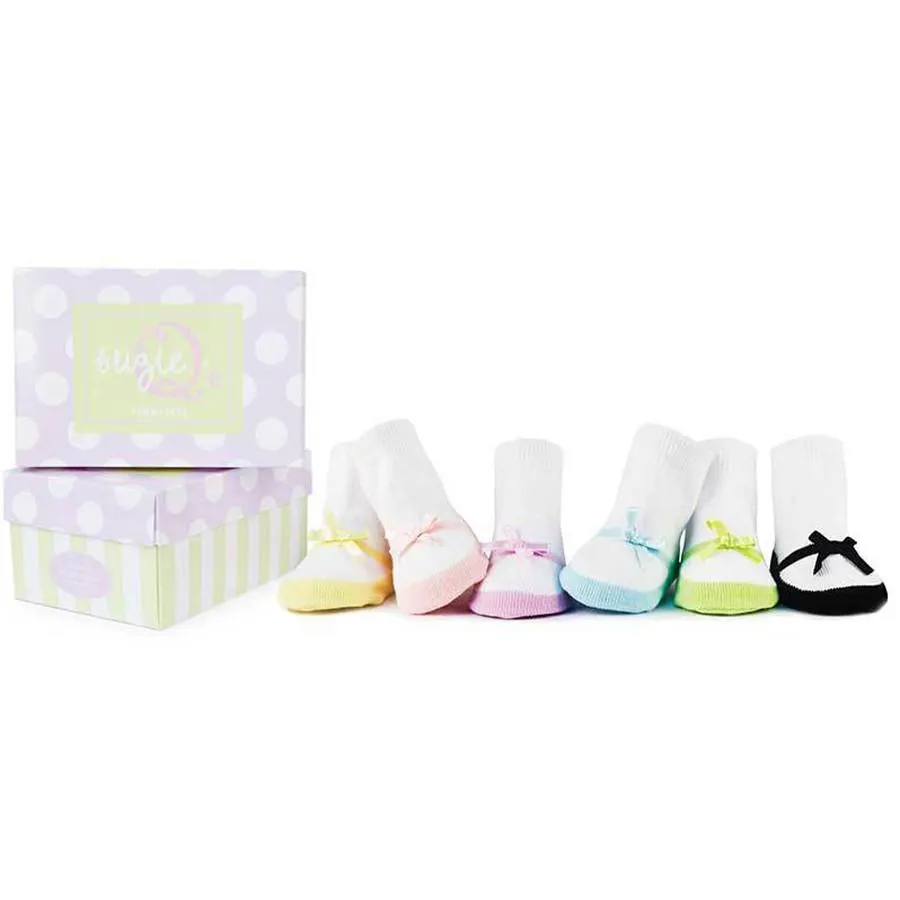 Trumpette Suzie Q`s Socks, 6 Pack