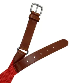 Vestrum 'Colonia' Elastic Belt in Orange/Hazelnut - 70 cm (27") Children's S/M
