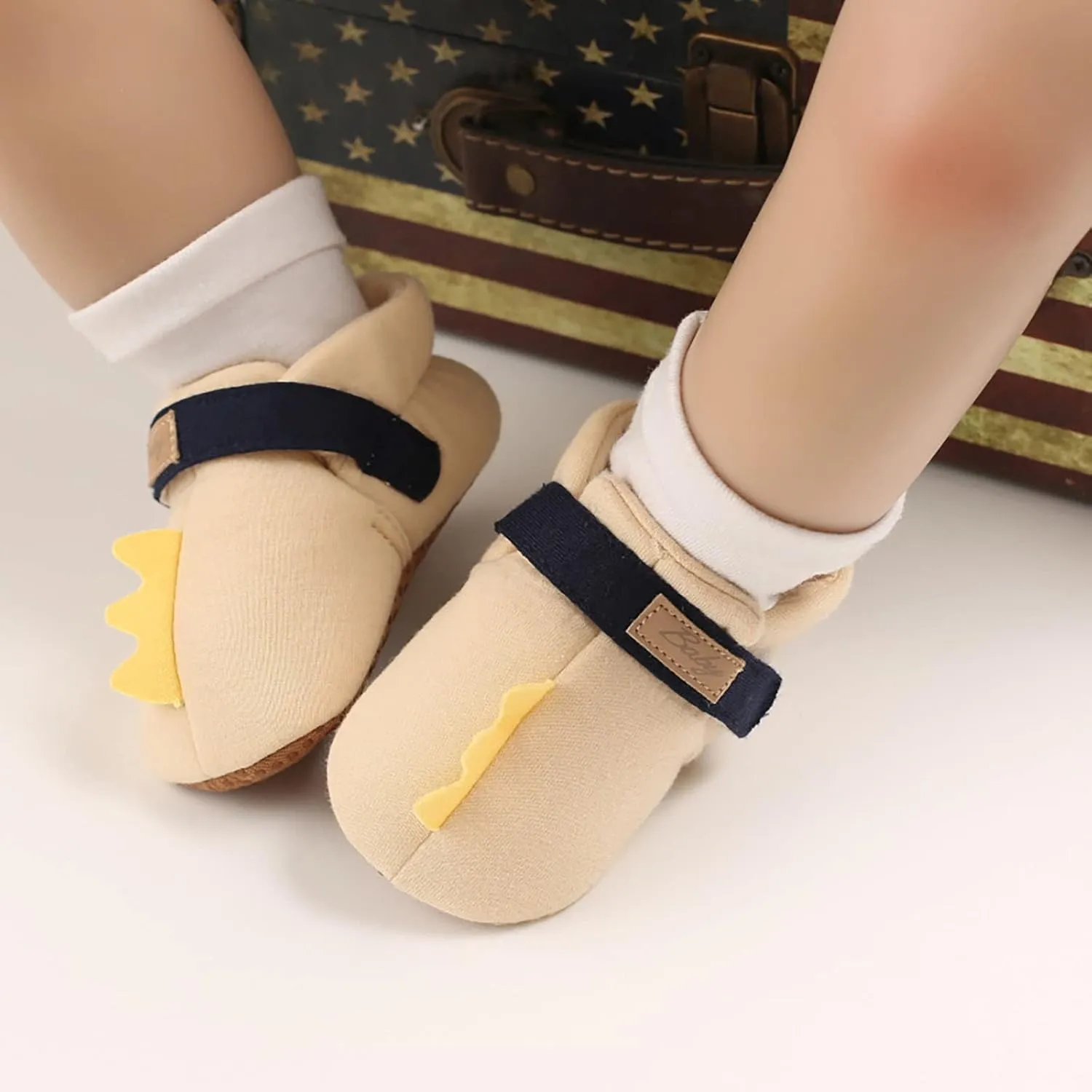 Winter Children Baby Infant Shoes Boys and Girls Non Slip Lightweight Cotton Warm Slip On Baby Shoe Size 4 Girl