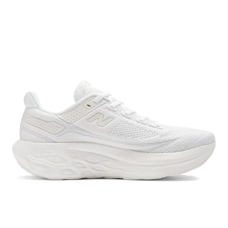 Women's 1080 White and Silver Metallic V13