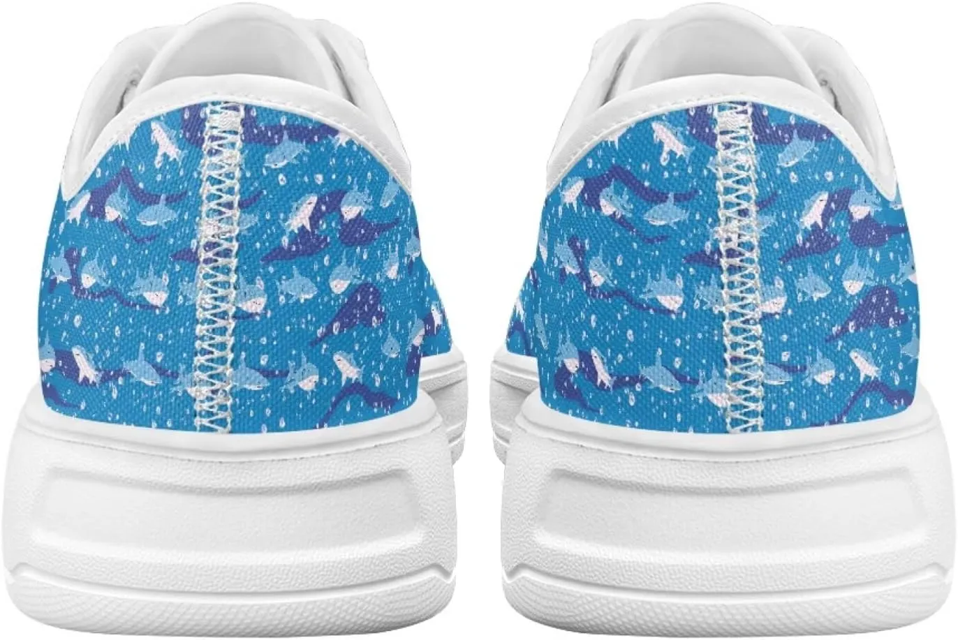 Womens Canvas Sneaker Animals Print Anti Slip Casual Shoes Lace Up Low Top Walking Slip On Footwear