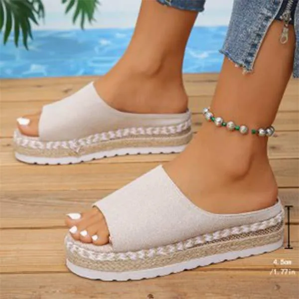 Women's Chunky Sole Slide Sandals 77302356C
