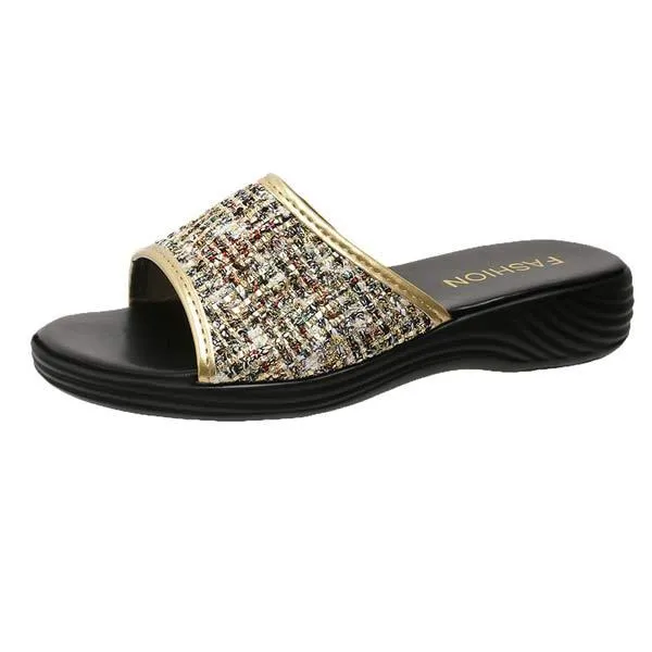 Women's Peep Toe Wedge Heel Sandals 26709653C