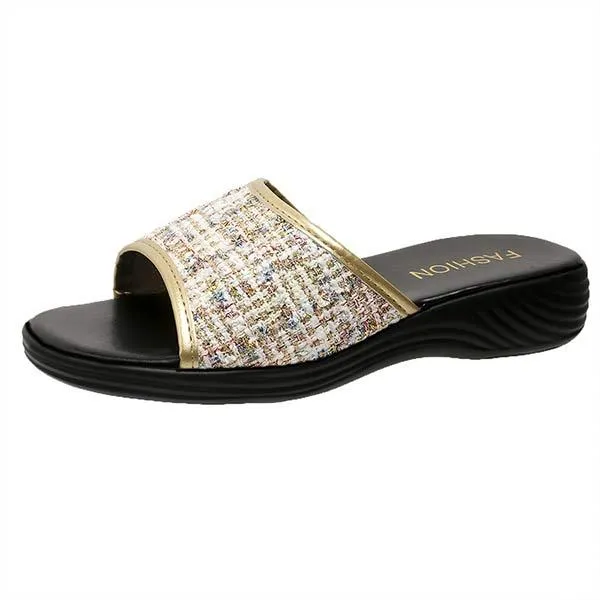 Women's Peep Toe Wedge Heel Sandals 26709653C