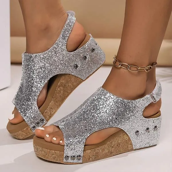 Women's Roman Style Wedge Sandals 11278779C