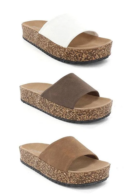 Women's Shoes D-Beca-01- Cork Sandal