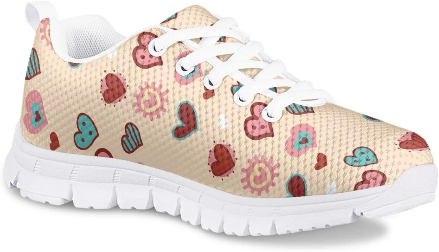 Yzaoxia Girls Tennis Shoes Girls Breathable Sneakers Lightweight Running Shoes Lace Up Sport Walking Athletic Shoes Outdoor Sport Shoes Size 11-5
