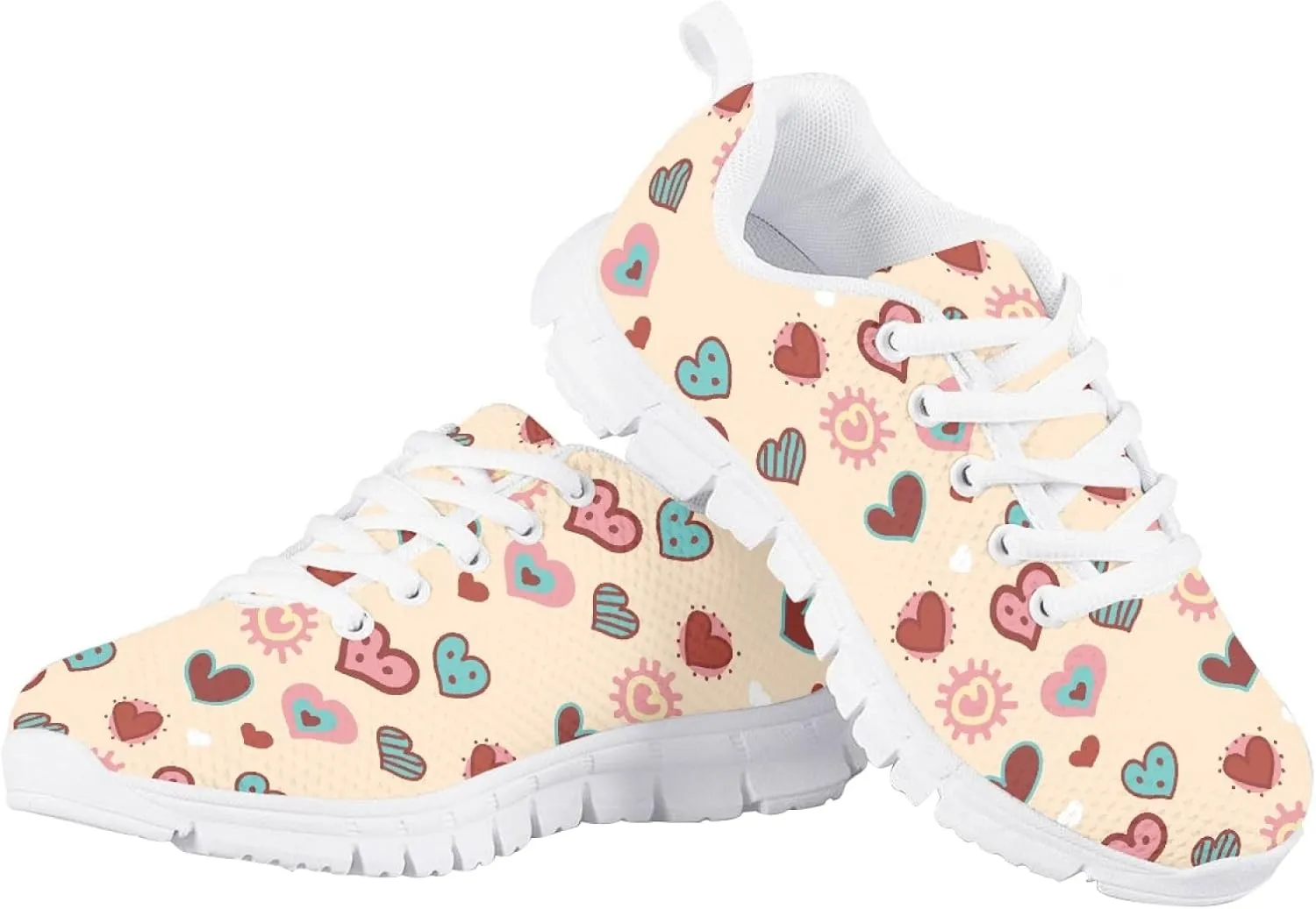 Yzaoxia Girls Tennis Shoes Girls Breathable Sneakers Lightweight Running Shoes Lace Up Sport Walking Athletic Shoes Outdoor Sport Shoes Size 11-5