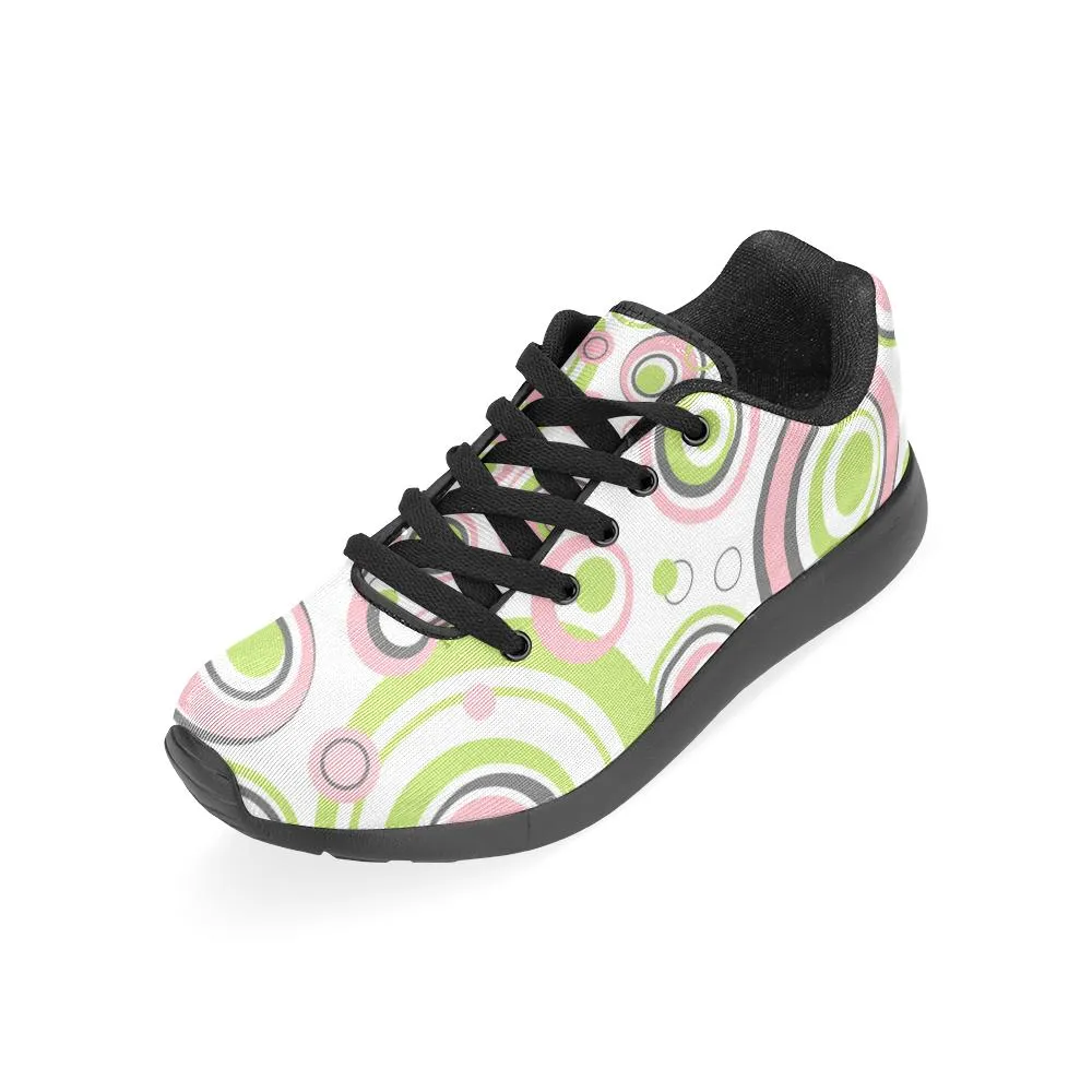 Zenzzle Circles pattern Women's Running shoes Casual Lightweight Athletic Sneakers US size 6-15