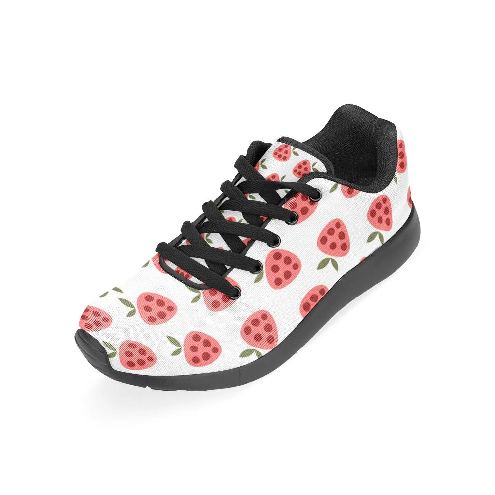 Zenzzle cute Strawberry pattern print on Women's Running shoes Casual Lightweight Athletic Sneakers US size 6-15