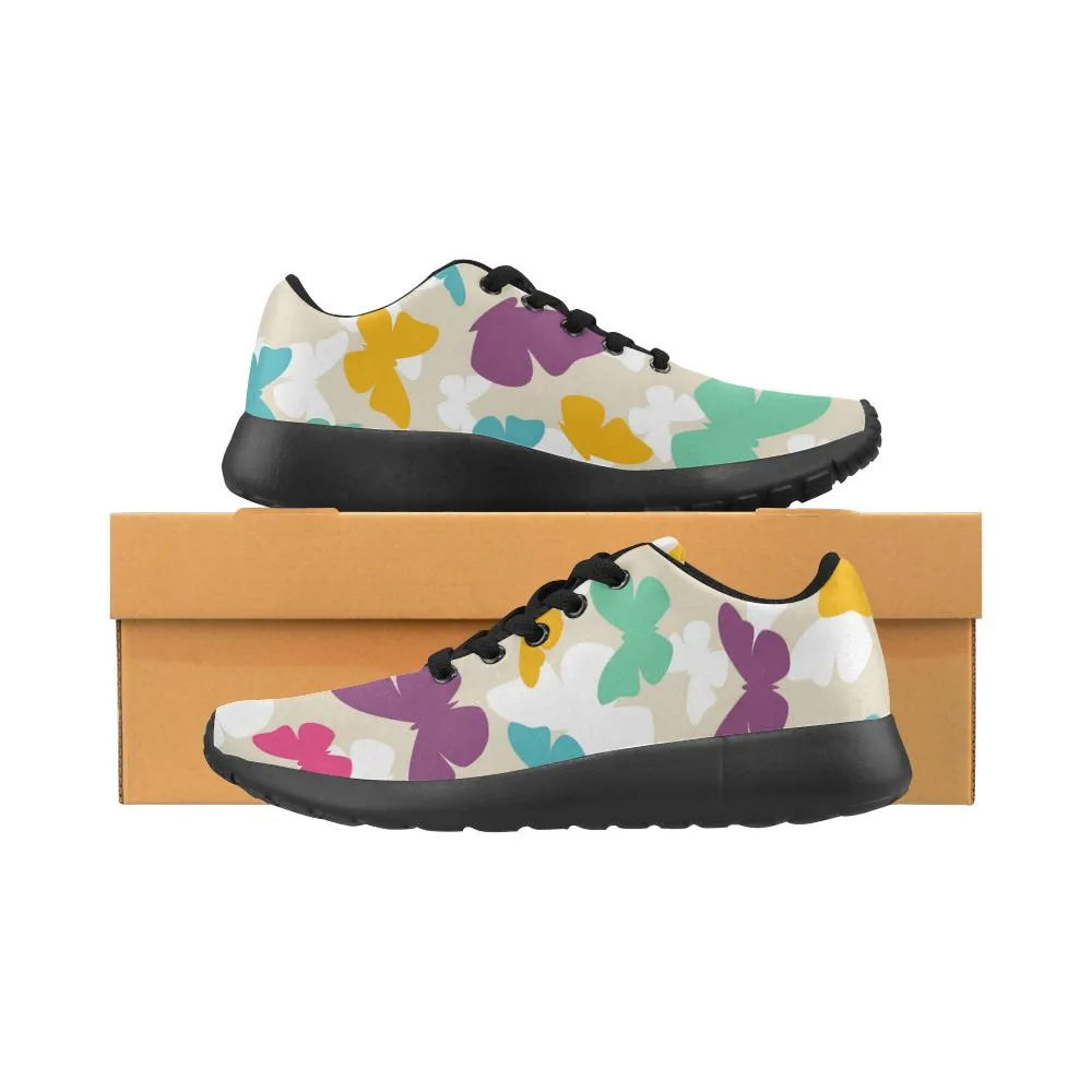 Zenzzle illustration Butterfly pattern Women's Running shoes Casual Lightweight Athletic Sneakers US size 6-15