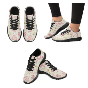 Zenzzle Romantic Love concept pattern print on Women's Running shoes Casual Lightweight Athletic Sneakers US size 6-15